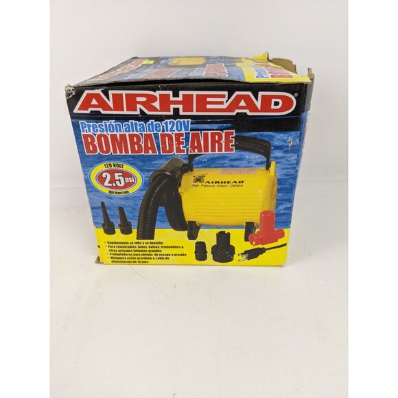 Airhead 120V High Pressure Super Pump 5 Adapters 3.0PSI NEW - Picture 4 of 10